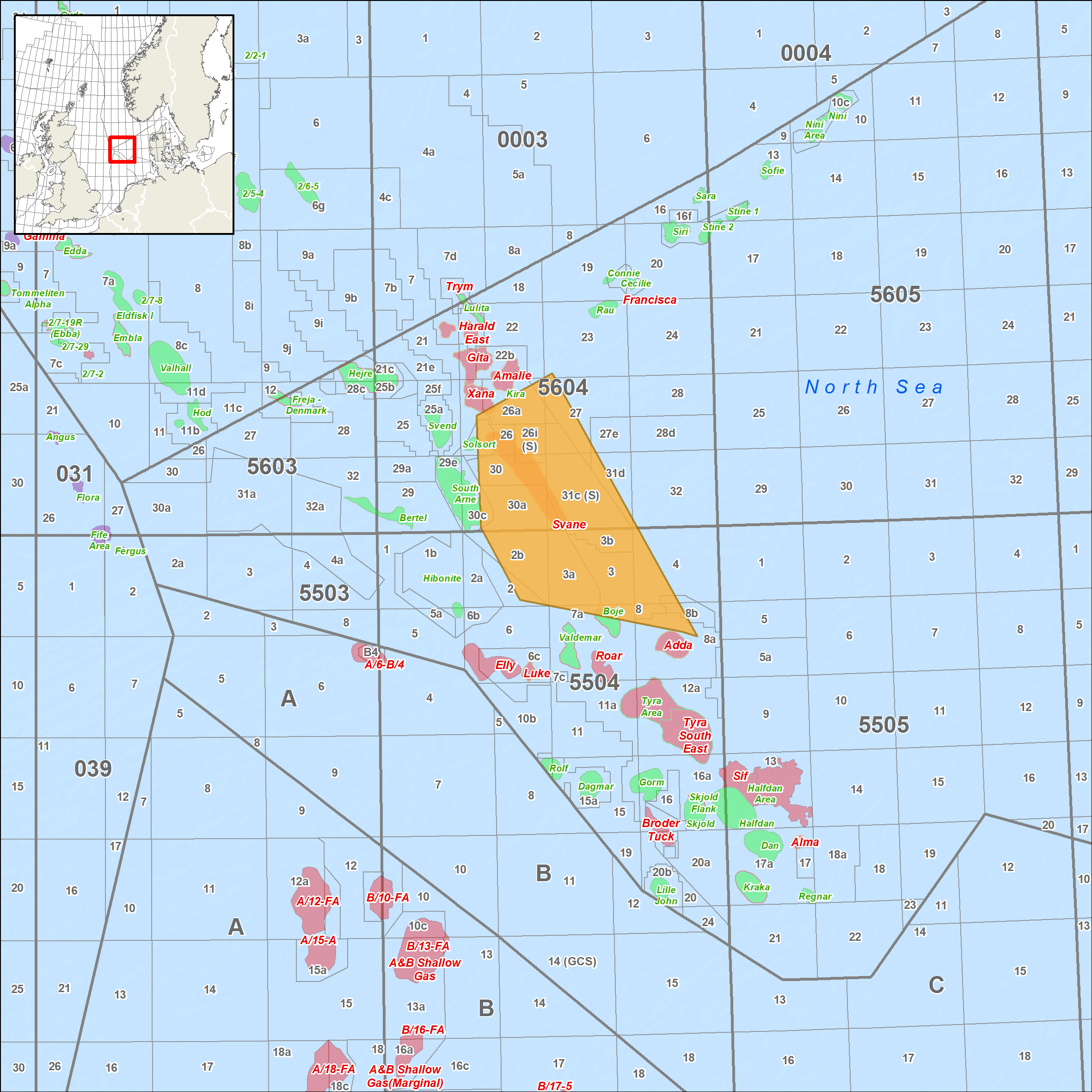 Multi-client seismic surveys – Denmark