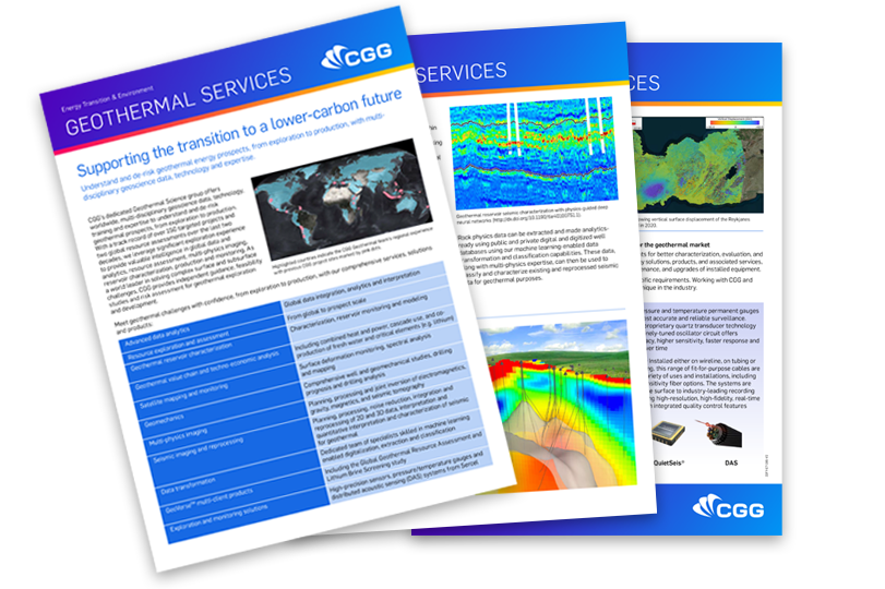 CGG Geothermal Services