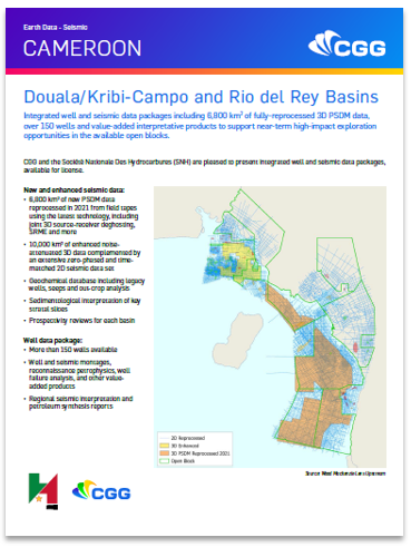 CGG Cameroon data coverage flyer